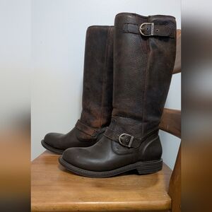 Almost New Bogs Brown Leather Riding Boots